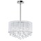 Cwi Lighting Water Drop 6 Light Drum Shade Chandelier With Chrome Finish 5006P18C-R(W) - alternate 1